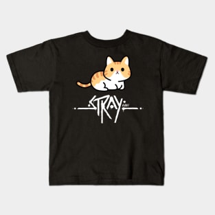 Stray Game Cute Cat Anime Style Kids T-Shirt